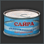 Can of pacific saury icon