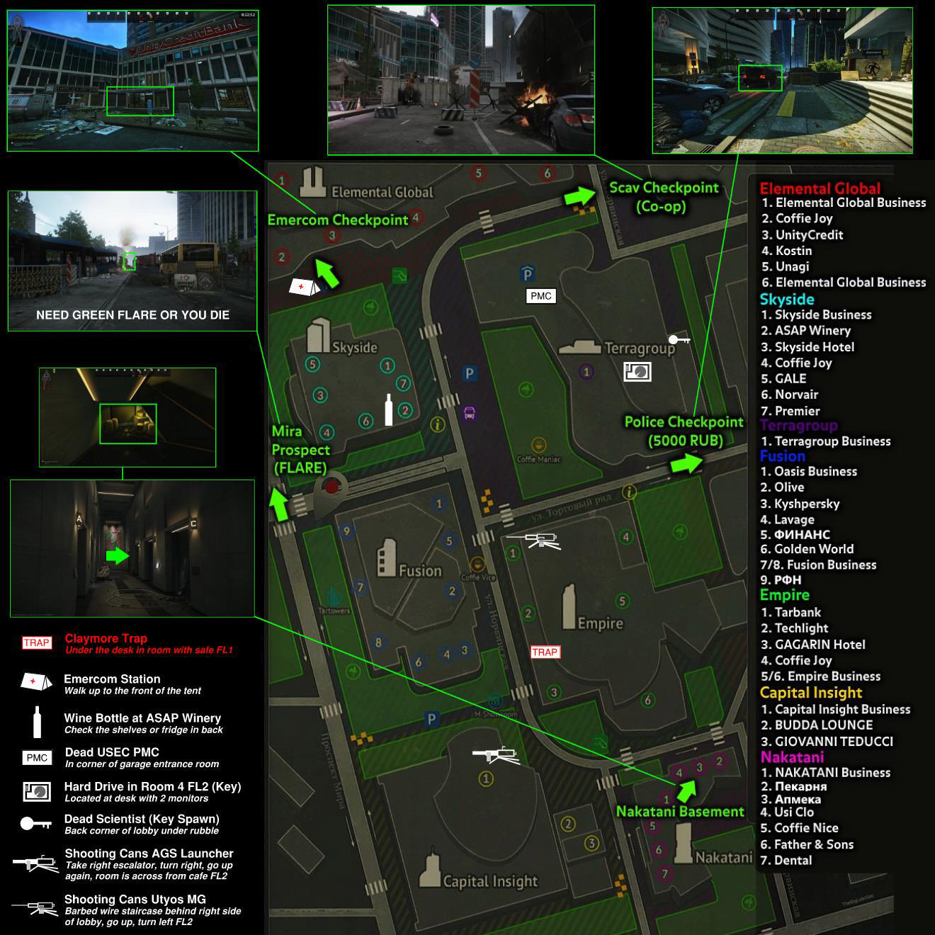 Map Ground Zero Escape From Tarkov Eft ammo Map Ground Zero Escape From Tarkov Eft ammo
