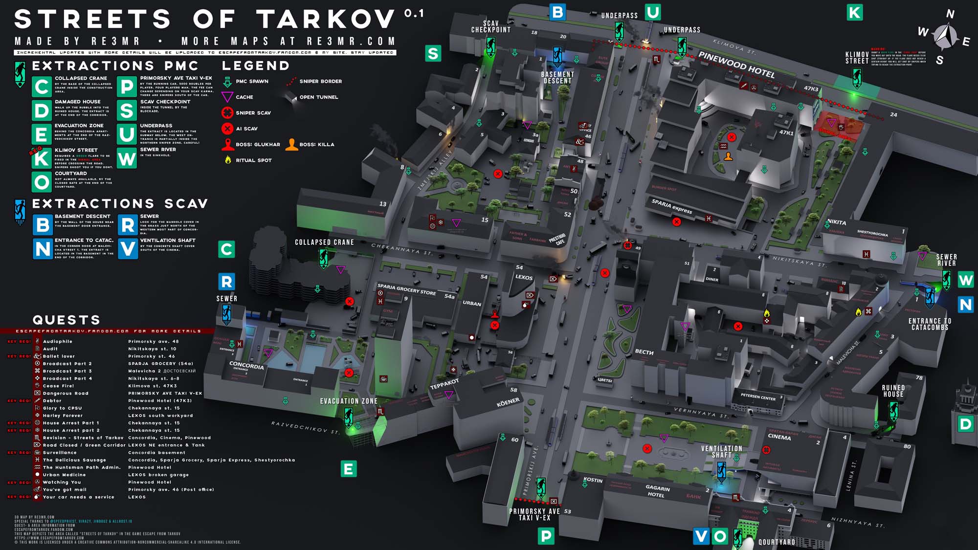 Eft Interchange Map Extracts Escape From Tarkov Maps - vrogue.co